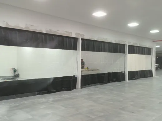 Cortina Cabine de Pintura